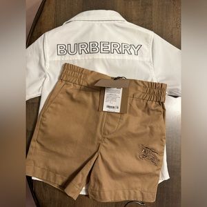 Burberry Kids 2-Piece Boys Shorts Set